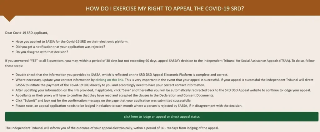 Reasons Your SASSA Grant May Be Rejected